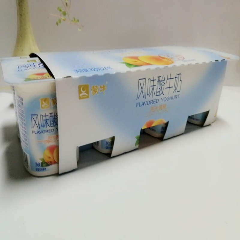 蒙牛 单果粒黄桃风味酸牛奶 100g*8