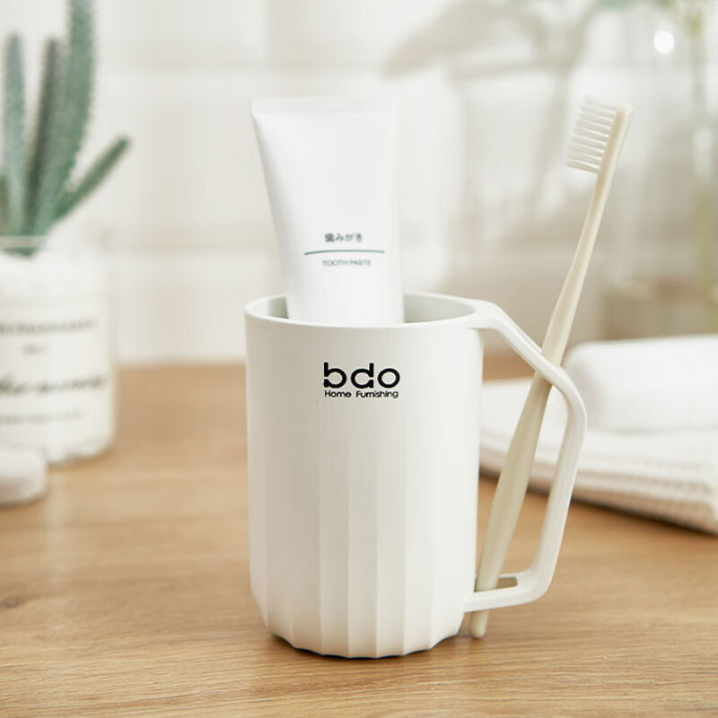 BDO-6211*2海浪纹牙刷 漱口杯 *2星际白高清大图