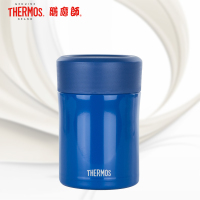 膳魔师(THERMOS)焖烧杯/罐TCLA-470S保温杯饭盒316L不锈钢470ML自带餐具深蓝色DBL家用/通用