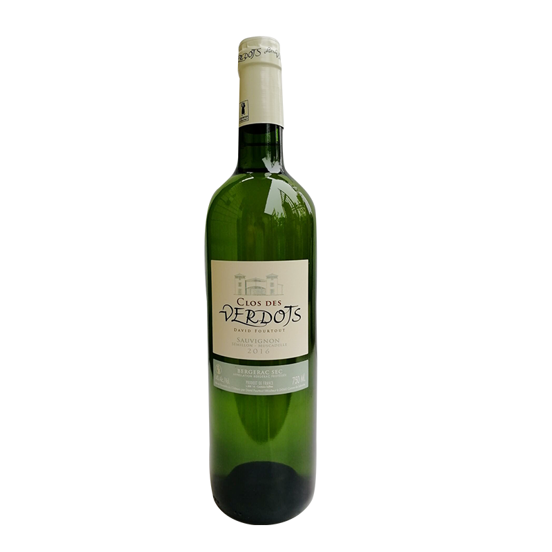 法国原瓶进口14度佳酿 维德酒庄贝尔热拉克干白葡萄酒750ml