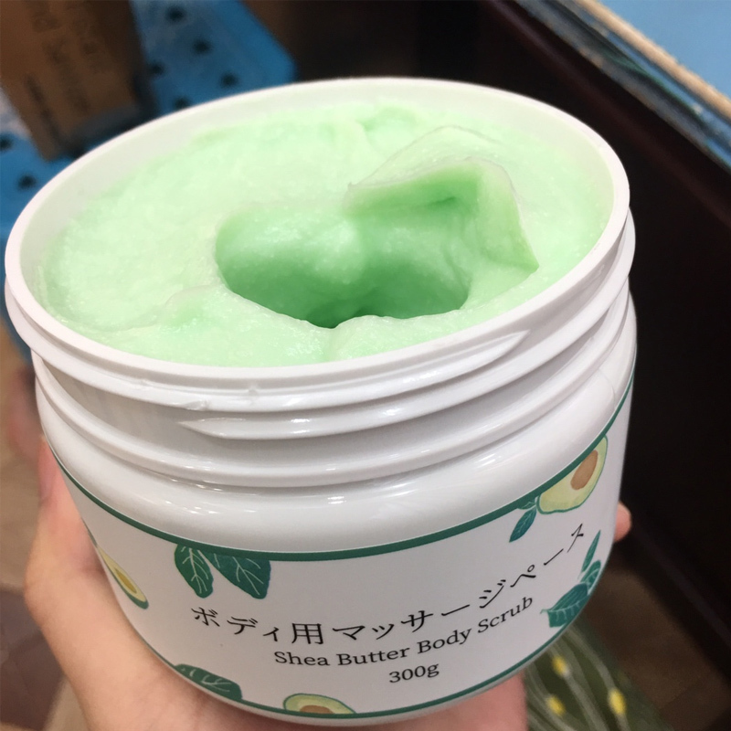 IKASYU/日本鹿秀因子 冰激凌身体磨砂膏300g*2 去角质去鸡皮按摩膏 男女通用 全身清洁提亮保湿 乳木果磨砂膏