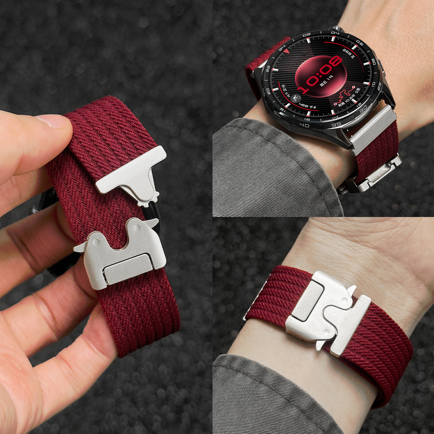 适用小天才电话手表表带Z10/Z9可爱挂脖Z11新款Z8Z7S保护套3139B高清大图