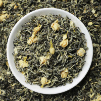痴福新茶浓香型茉莉花茶散装花茶曲毫茉莉罐装1罐250克