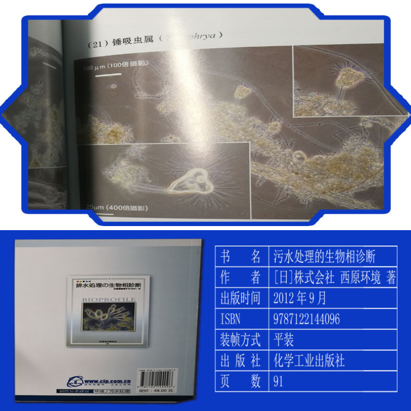 [M]污水处理的生物相诊断-9787122144096高清大图
