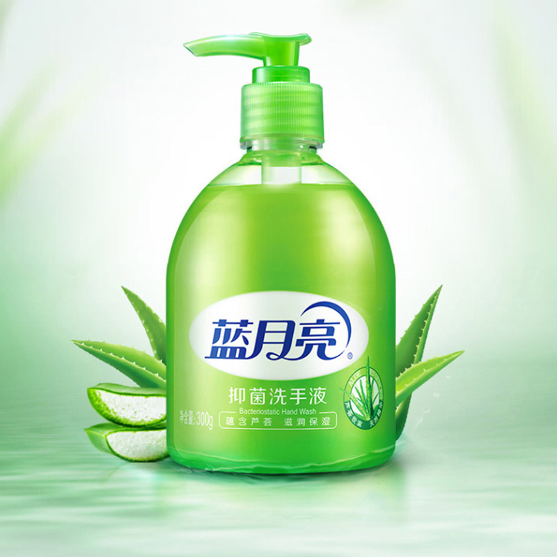 蓝月亮洗手液300g*24瓶泡沫丰富滋润保湿芦荟80001904高清大图