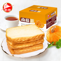 WT怡鹭南瓜切片吐司面包箱装 408g