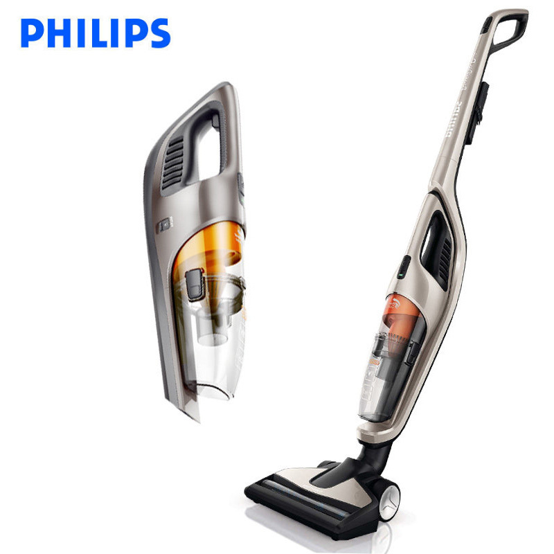 飞利浦(Philips)手持立式二合一吸尘器FC6168 家用无线小型车载用强力除尘清洁扫地机手持式吸尘器