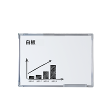 正时达 40*60cm 普通铝边教学单面挂墙白板 写字板 记事板 单块装
