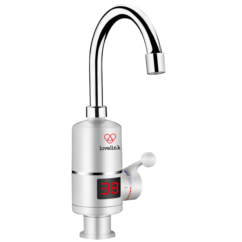 热恋(LoveLink)电热水龙头 速热小厨宝 即热式电热水器 冷热厨卫两用DF01数显(下进水款)