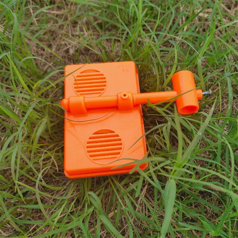 风力反光驱鸟器小镜子转圈赶鸟电力线路防鸟驱鸟风车磁吸杆大号语音盒