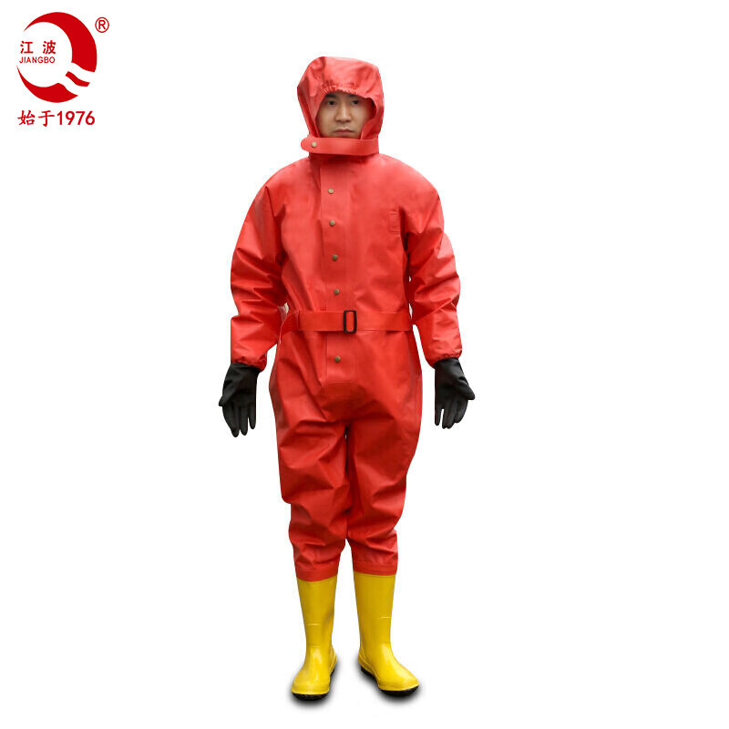 江波(JIANGBO)消防防化服 耐酸防护服化工厂轻型简易防化服 【中国船级社CCS认证】
