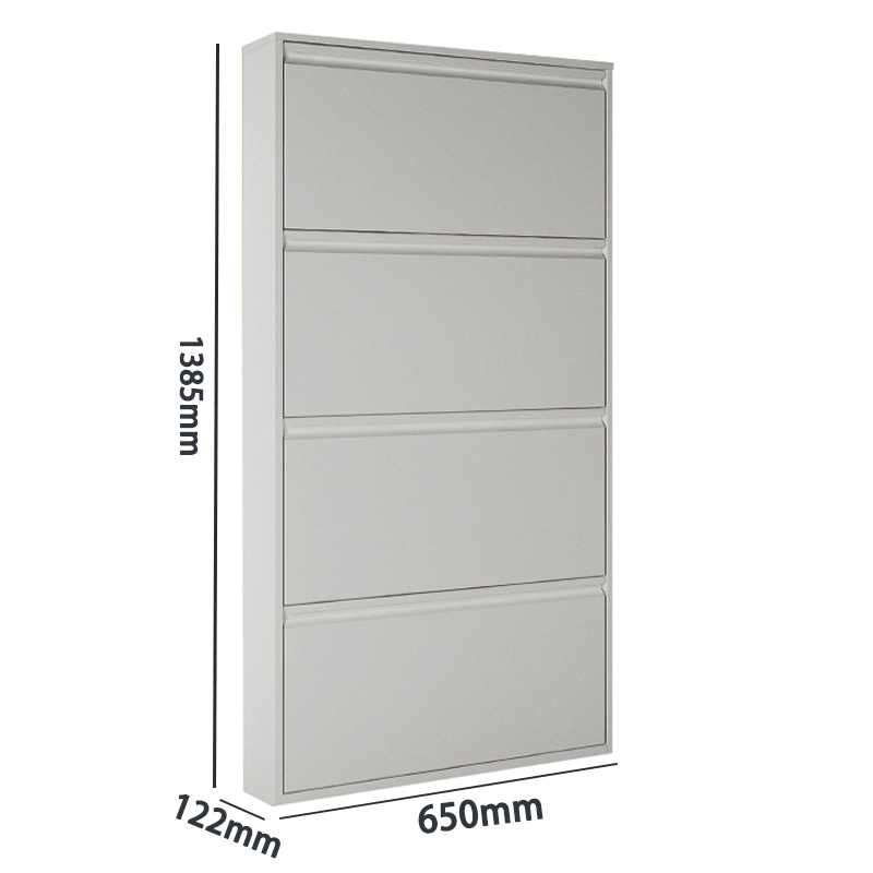 景福达翻斗鞋柜四层个高清大图