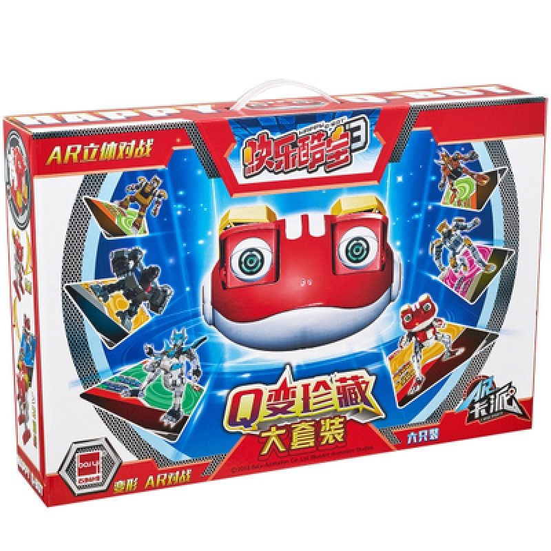 快乐酷宝3玩具 赤焰蛙宝酷跑乐乐小宝蛙王变形机器人男孩青冥狼王 4寸