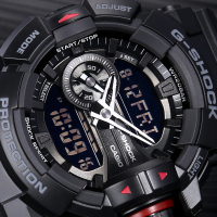 西欧(CASIO)手表 G-SHOCK系列直感操作旋转表冠大表盘运动防水男表