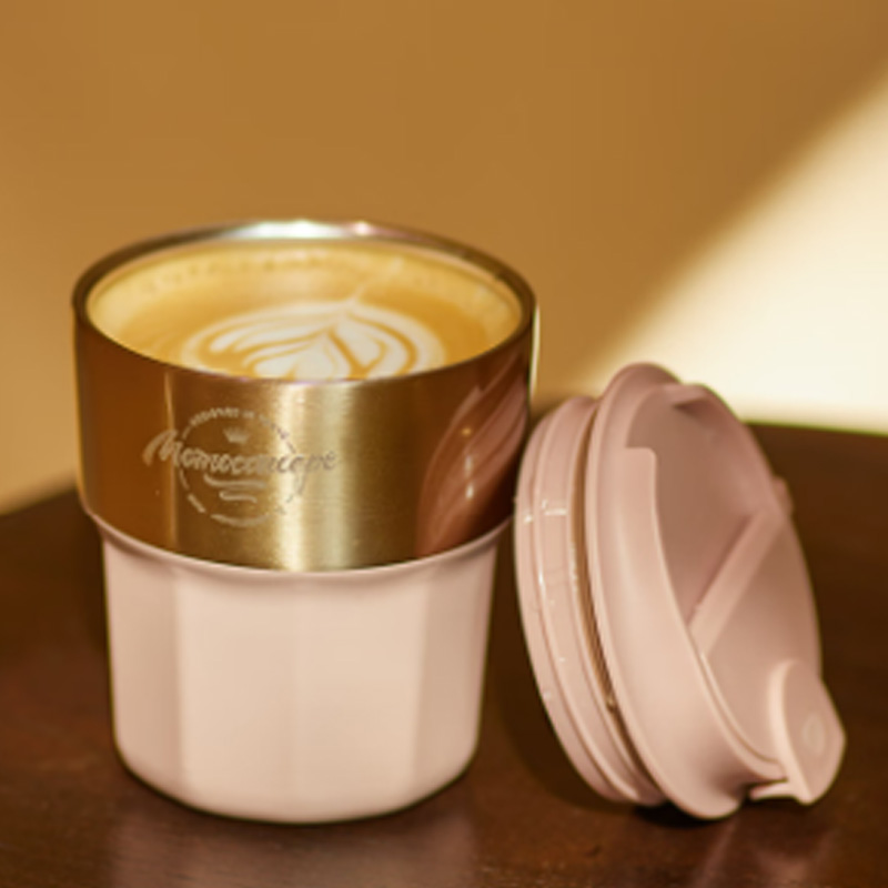 MOMOCONCEPT保温杯耐用几何棱线款290ml(颜色随机)高清大图