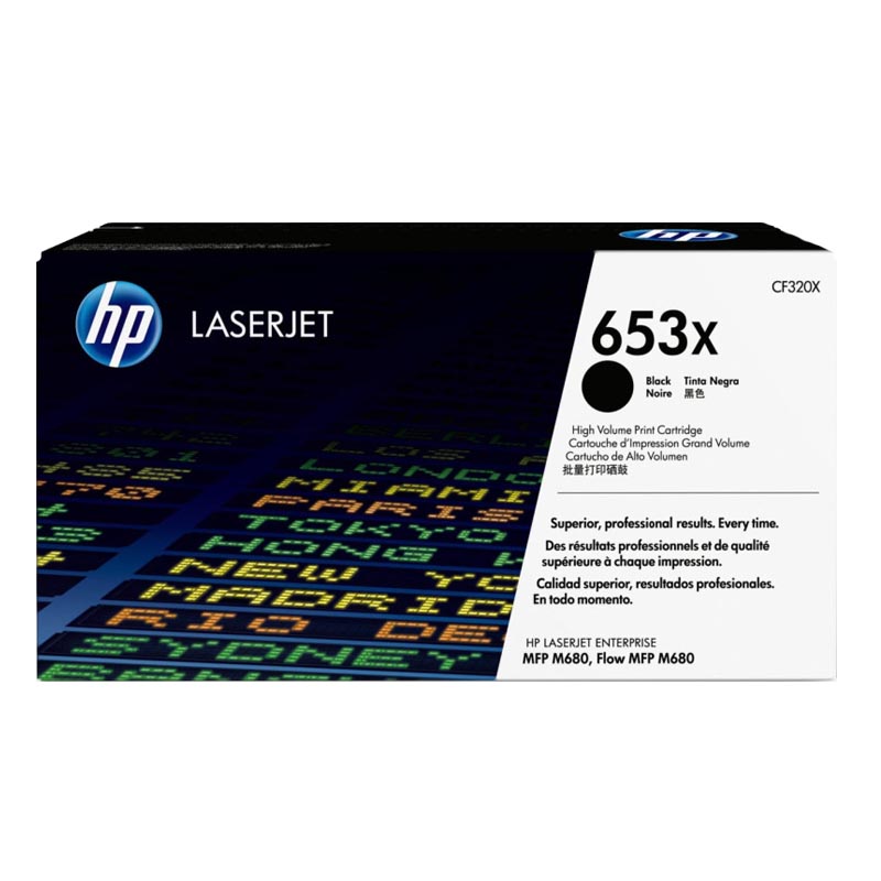 惠普(HP)CF320X 大容量黑色硒鼓 653X(适用M680dn M680f M680z)高清大图