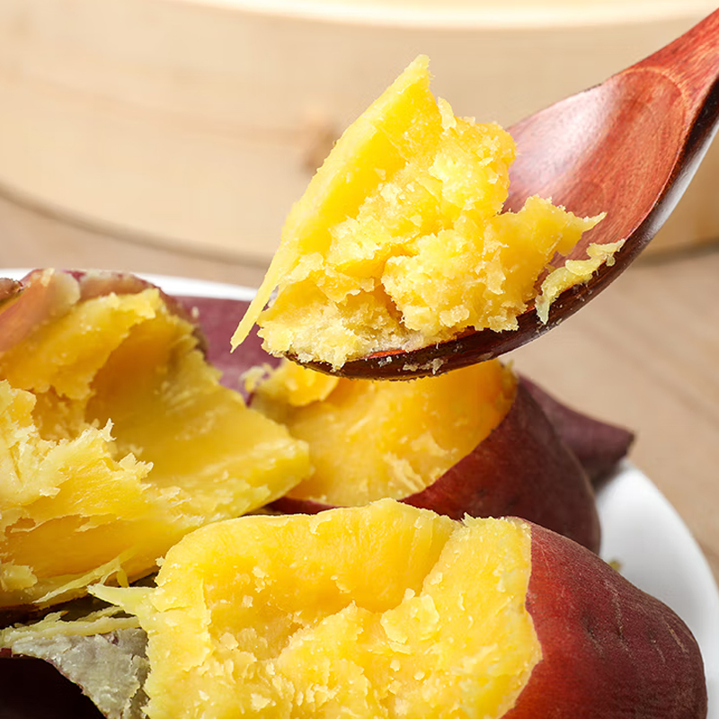 [西沛生鲜]现挖天目小香薯 净重3斤 中果 单果50-150g 当季新鲜黄心番薯农家自种沙地红薯地瓜高清大图