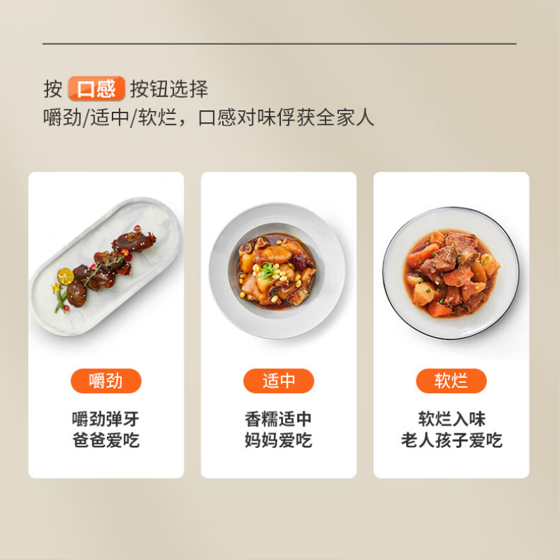 美的YL50M3-751高压锅电压力锅 高压电饭锅电饭煲家用5-8个人大容量智能预约一锅双胆开盖收汁多功能全自动高清大图