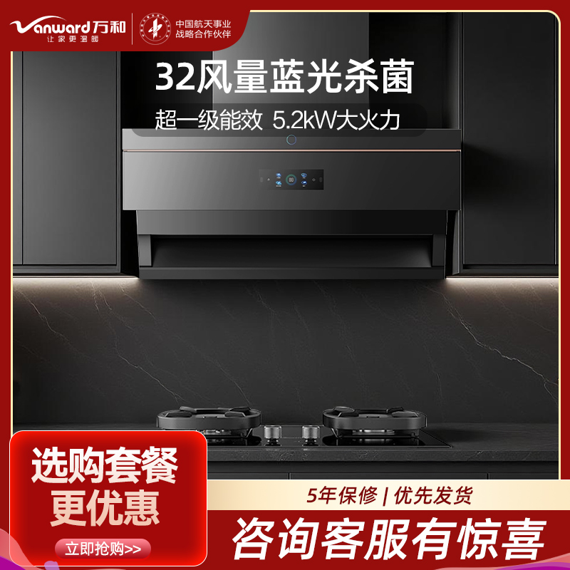 万和(Vanward)烟灶套装WL890+JZT-G6L50