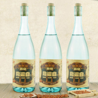 山西太原酒厂晋泉 高粱白 66度原浆 750ml*3瓶 高粱白酒 裸瓶 山西特产
