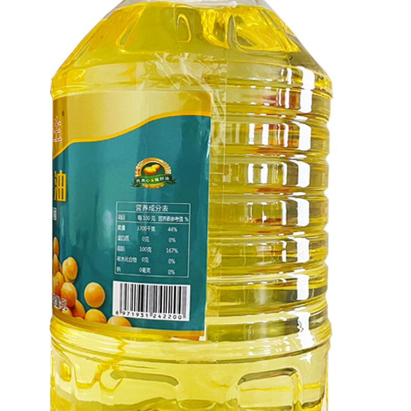 苏鲜生食用油 精炼一级大豆油 5L 非转基因家用炒菜 植物油 营养健康轻食 送礼佳品 香浓味美 团购