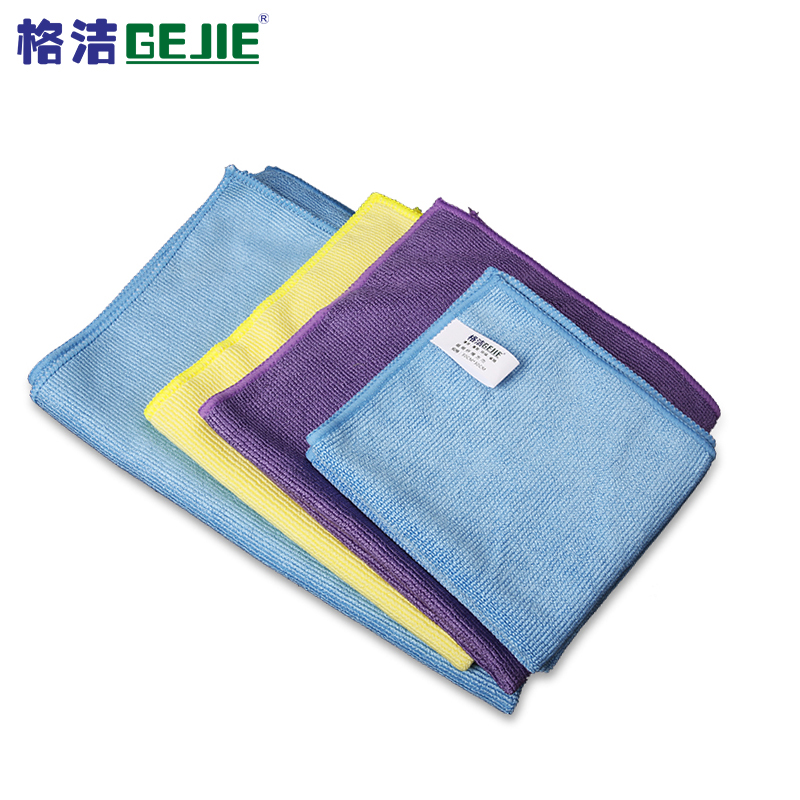 格洁 830302 超细纤维擦拭布 30cm×30cm×50片/箱 黄色 吸尘吸水毛巾 洗车擦车擦玻璃毛巾高清大图