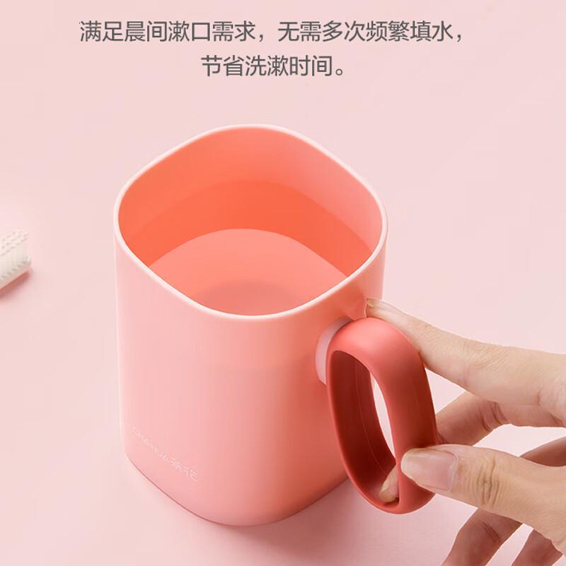 茶花(CHAHUA)漱口杯刷牙杯子家用加厚便捷洗漱牙缸杯随机颜色 2只高清大图
