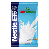雀巢（Nestle）全脂奶粉500g袋装 高钙高蛋白 中老年儿童学生0蔗糖 冲饮早餐