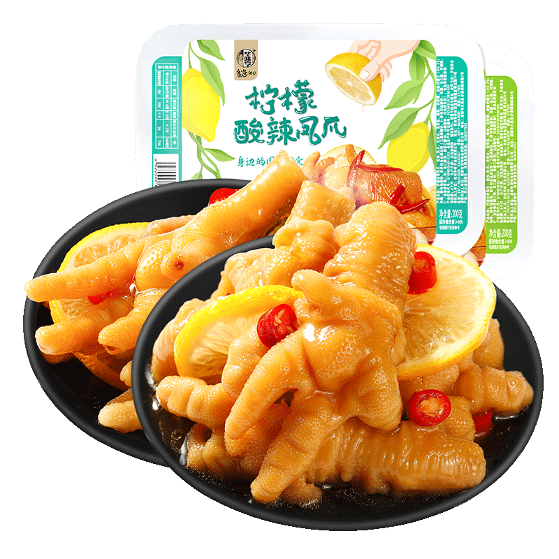 华味亨200g柠檬去骨凤爪