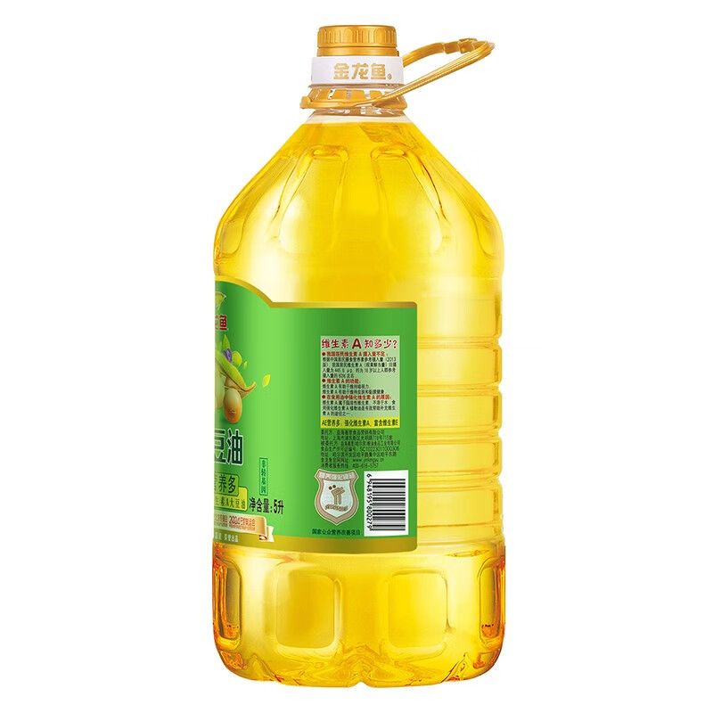 金龙鱼营养强化维生素A大豆油5L(非转基因)高清大图
