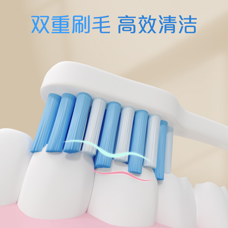 DARLIE好来(原黑人)俊朗/柔彩健齿软毛牙刷单支装 深度清洁 6支缤纷色彩家庭装
