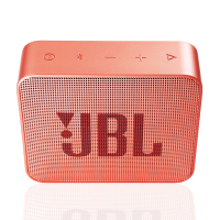 JBL GO2 音乐金砖二代 蓝牙音箱 低音炮 户外便携音响 迷你小音箱 可免提通话 防水设计 糖果粉