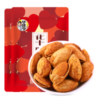 华味亨盐焗扁桃核158g袋手剥杏仁杏核每日坚果薄壳巴旦木
