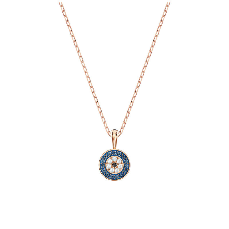 SWAROVSKI 施华洛世奇人造水晶LUCKILY链坠彩色设计镀玫瑰金色调轻奢饰品 5468919
