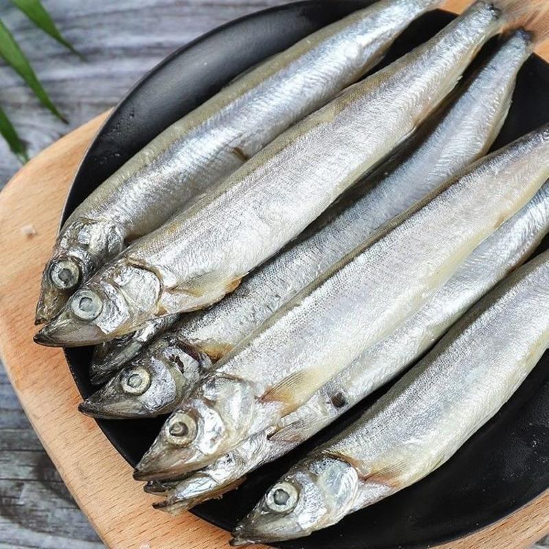 赛卡伊多春鱼新鲜条条无冰鲜活冷冻深海鱼烧烤食材烤