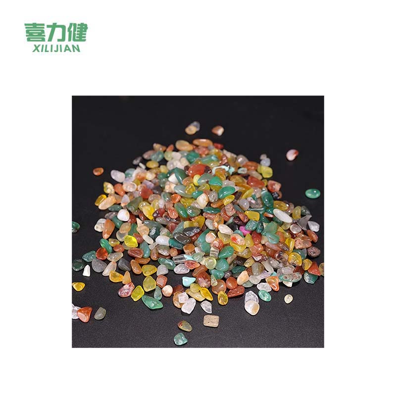 喜力健 雨花石 小粒彩色-0.5*1CM 袋高清大图