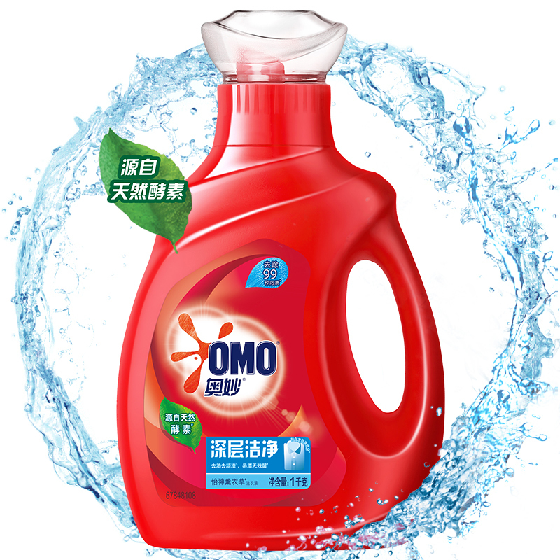 1kg 480g 源自天然酵素 含衣领净成分(新老包装随机发货)[联合利华]