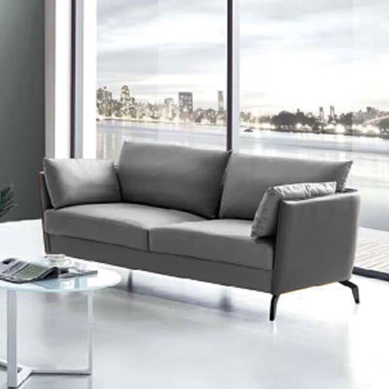 圣斯顿H-825-2 两人位西皮沙发1400*760*750mm(单位:张)灰色高清大图