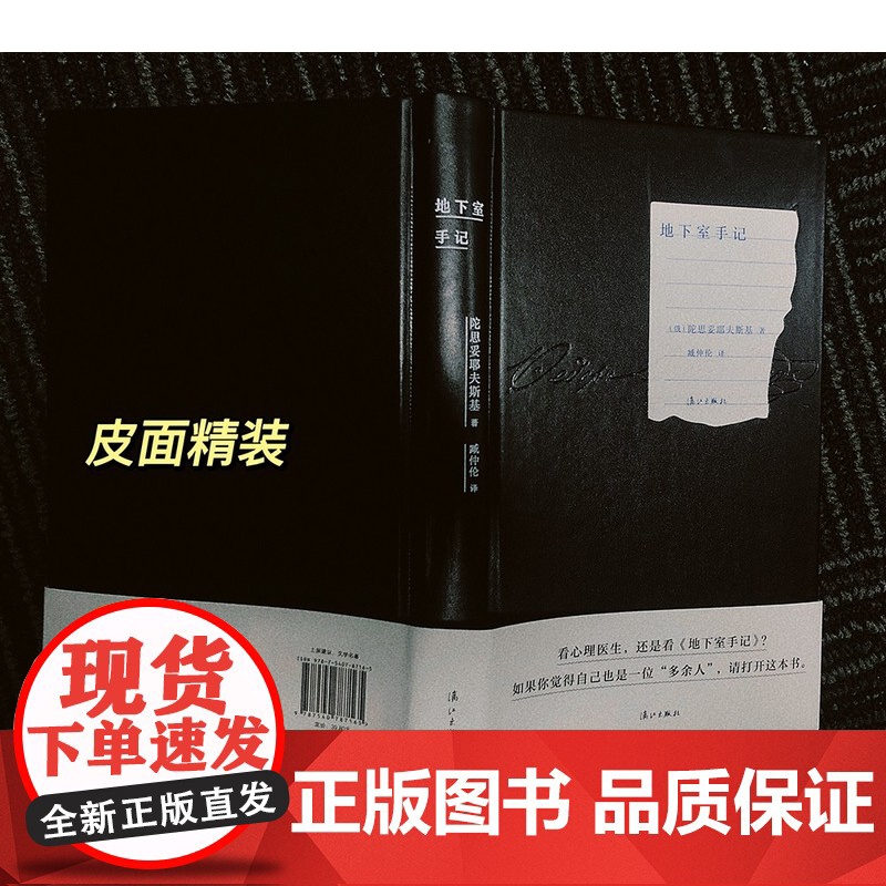 地下室手记(精装版)陀思妥耶夫斯基著臧仲伦译俄国的哈姆雷特豆瓣2020读书榜经典类俄罗斯文学经典之作外国小说名著书籍漓江高清大图