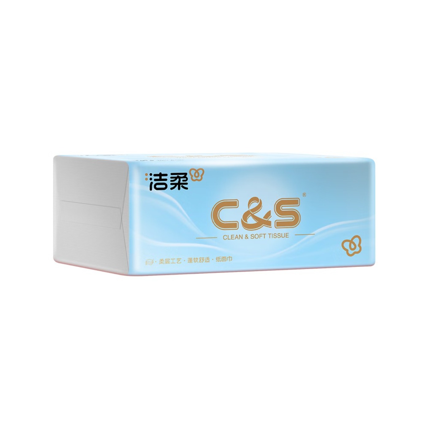 JR412-72A洁柔牌纸面巾(软抽)80抽3层(72包装)高清大图