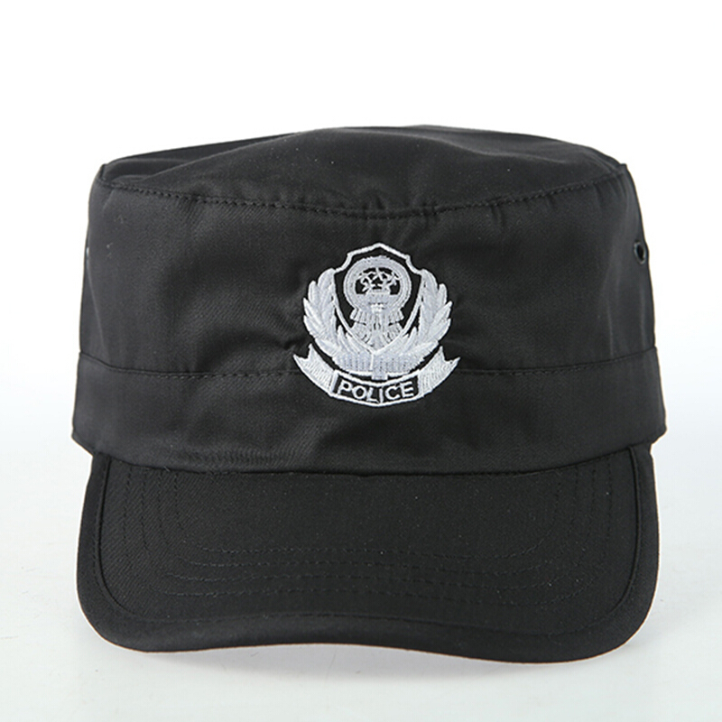 剑神作训帽战术帽子特勤鸭舌帽保安作训帽户外军迷帽子黑色特勤帽5860