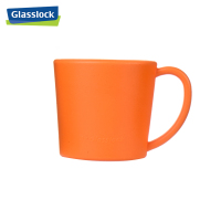 三光云彩(GLASSLOCK) 韩国进口玻璃水杯办公室钢化玻璃耐热茶水杯带把手500ml便携男女学生杯子