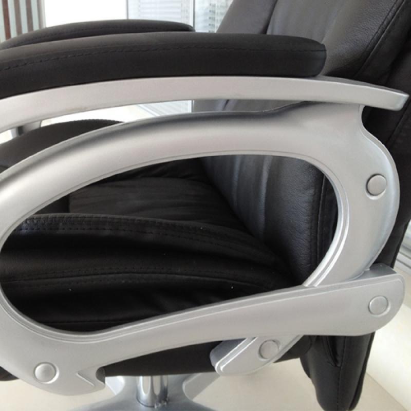 BONJEAN家具转椅 办公椅升降 经理主管老板椅 职员椅 电脑椅 8010 牛皮尼龙脚固定扶手