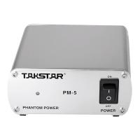 得胜(TAKSTAR) PM-5幻象电源 专业电容麦克风通用电源 专业直播录音K歌话筒供电适配器 标配