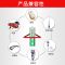 德力普5号充电电池6节装AA玩具镍氢600毫安可充电替代1.5v锂电池 1.2v镍氢充电电池套装