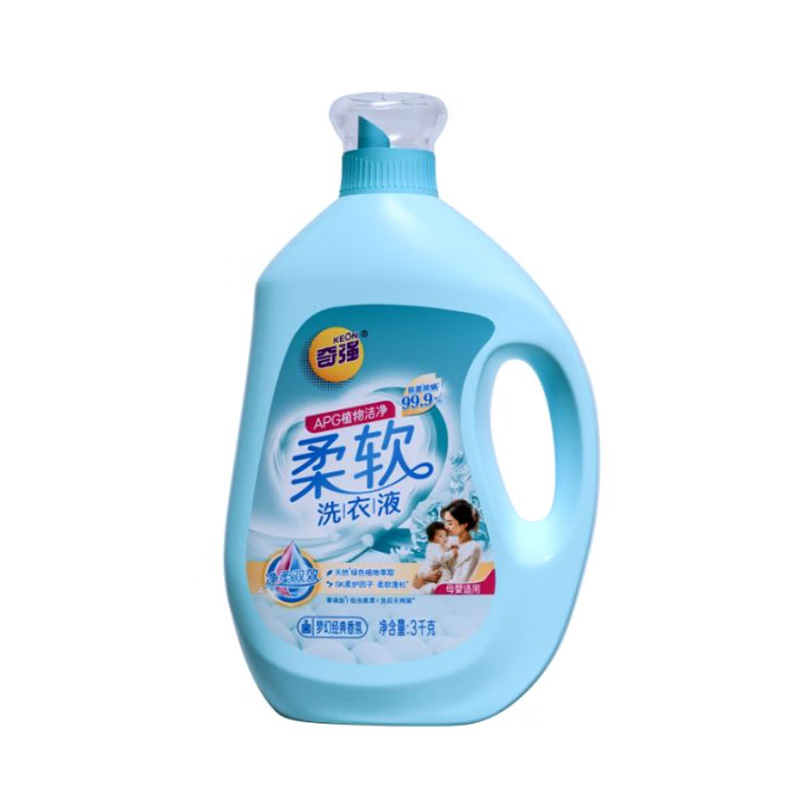 奇强 柔软洗衣液 3kg高清大图