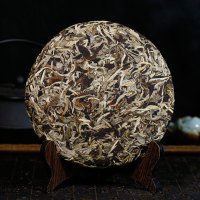 书呆子普洱茶叶生茶2017年月光美人357g云南古茶树大叶种纯料饼茶