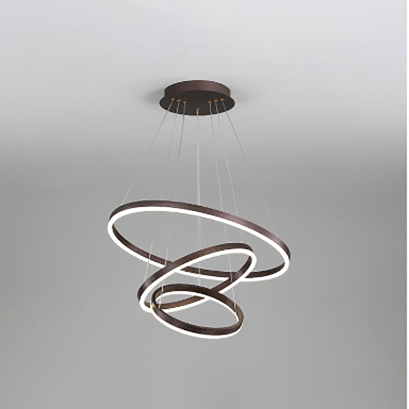 视贝餐吊灯同心圆咖色ml14242wy咖色4200k视频