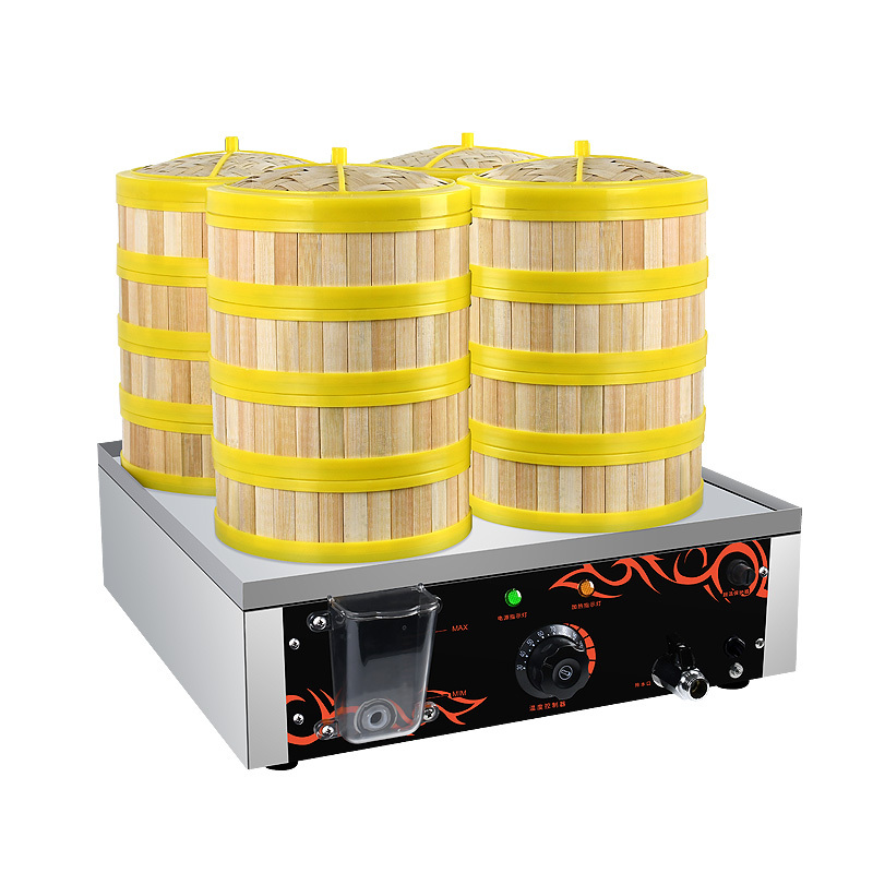 电热蒸机时光旧巷商用蒸包炉早餐店蒸箱馒头加热保温炉小笼包蒸炉饺子