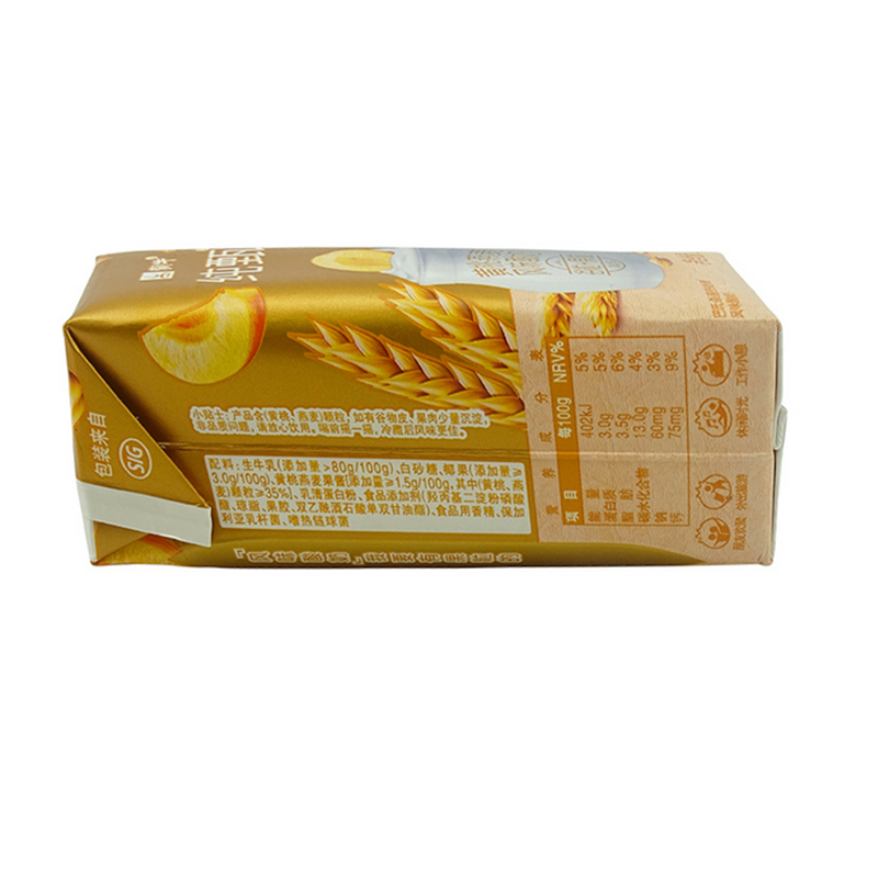 蒙牛(MENGNIU)纯甄风味酸牛奶 燕麦+黄桃 200g*10 礼盒装